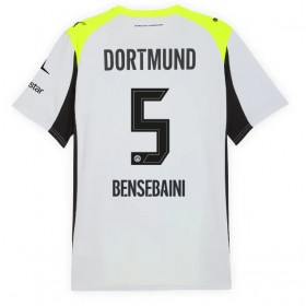 Borussia Dortmund Ramy Bensebaini #5 Borta Kläder 2025-26 Kortärmad